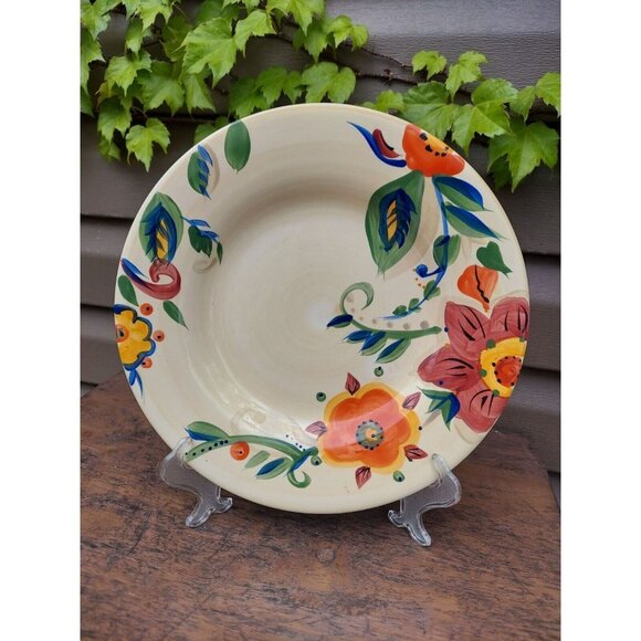 2 Tabletops Gallery Soho Flower 11" Dinner Plates - Picture 2 of 3